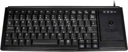 Accuratus K82D – USB Premium Mini Scissor Key Keyboard with Trackball