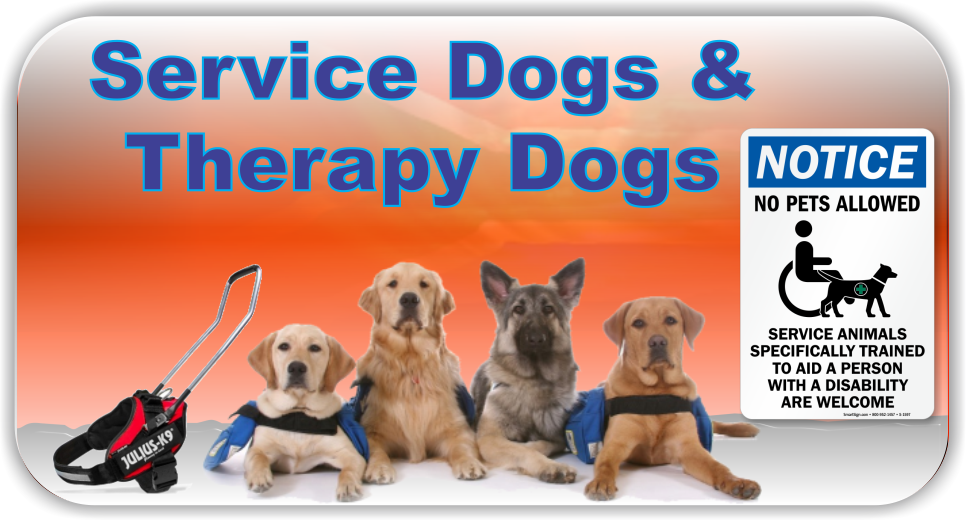 Service & Therapy Dogs
